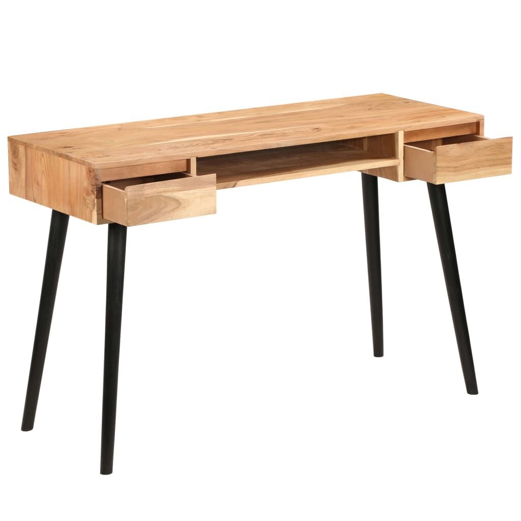 Acaciahouten Schrijftafel 118cm - 55% Korting! Uniek!