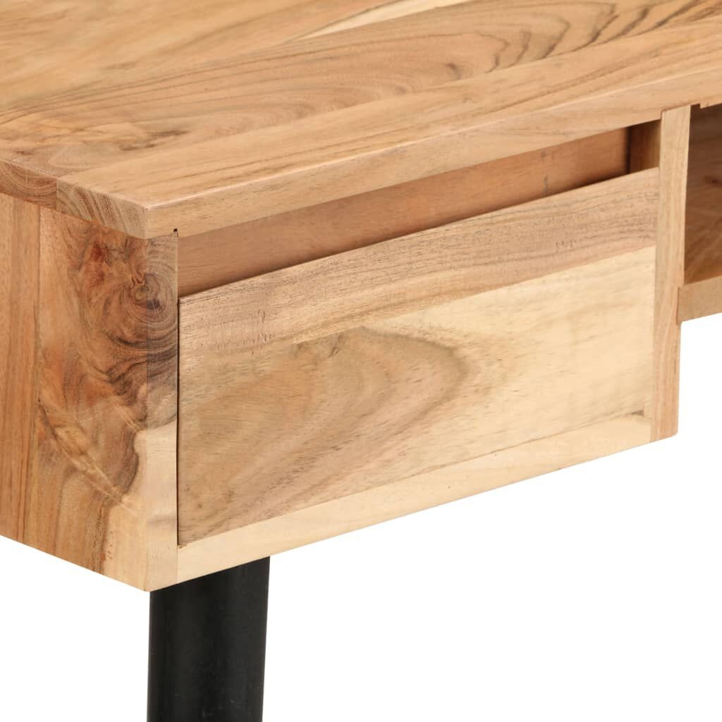 Acaciahouten Schrijftafel 118cm - 55% Korting! Uniek!