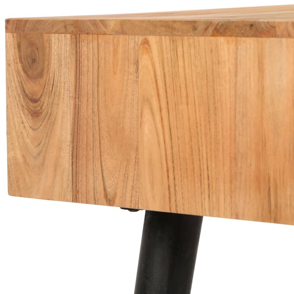 Acaciahouten Schrijftafel 118cm - 55% Korting! Uniek!