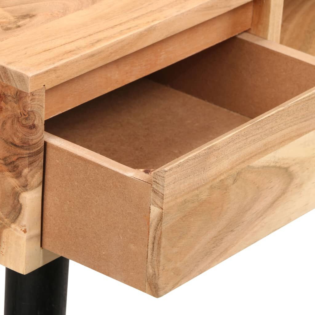 Acaciahouten Schrijftafel 118cm - 55% Korting! Uniek!