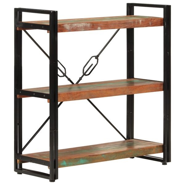 VidaXL Boekenkast Gerecycled Hout & IJzer - 35% Korting!