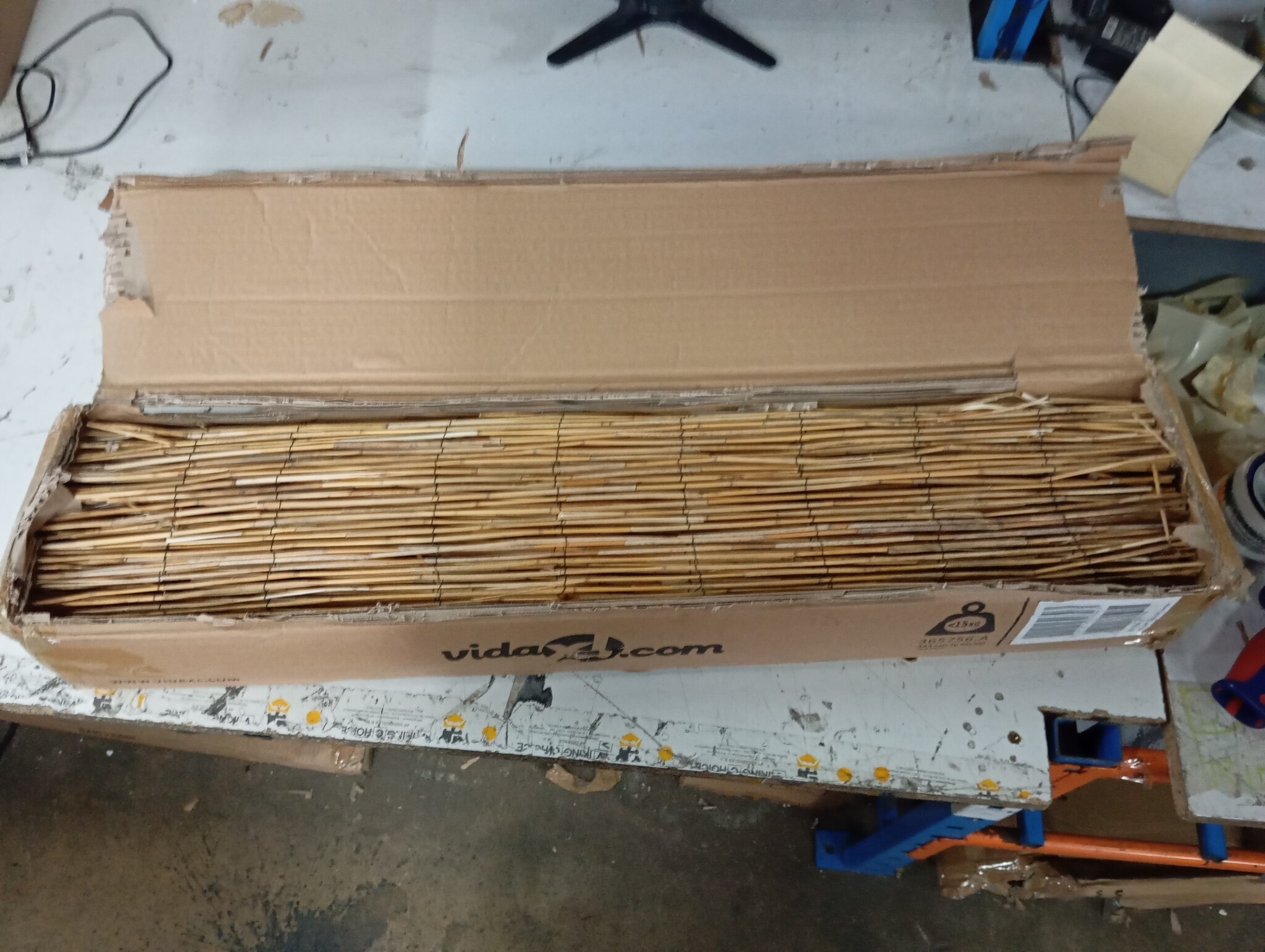 Rieten Tuinscherm 300x80cm - 55% Korting! Natuurlijke Privacy