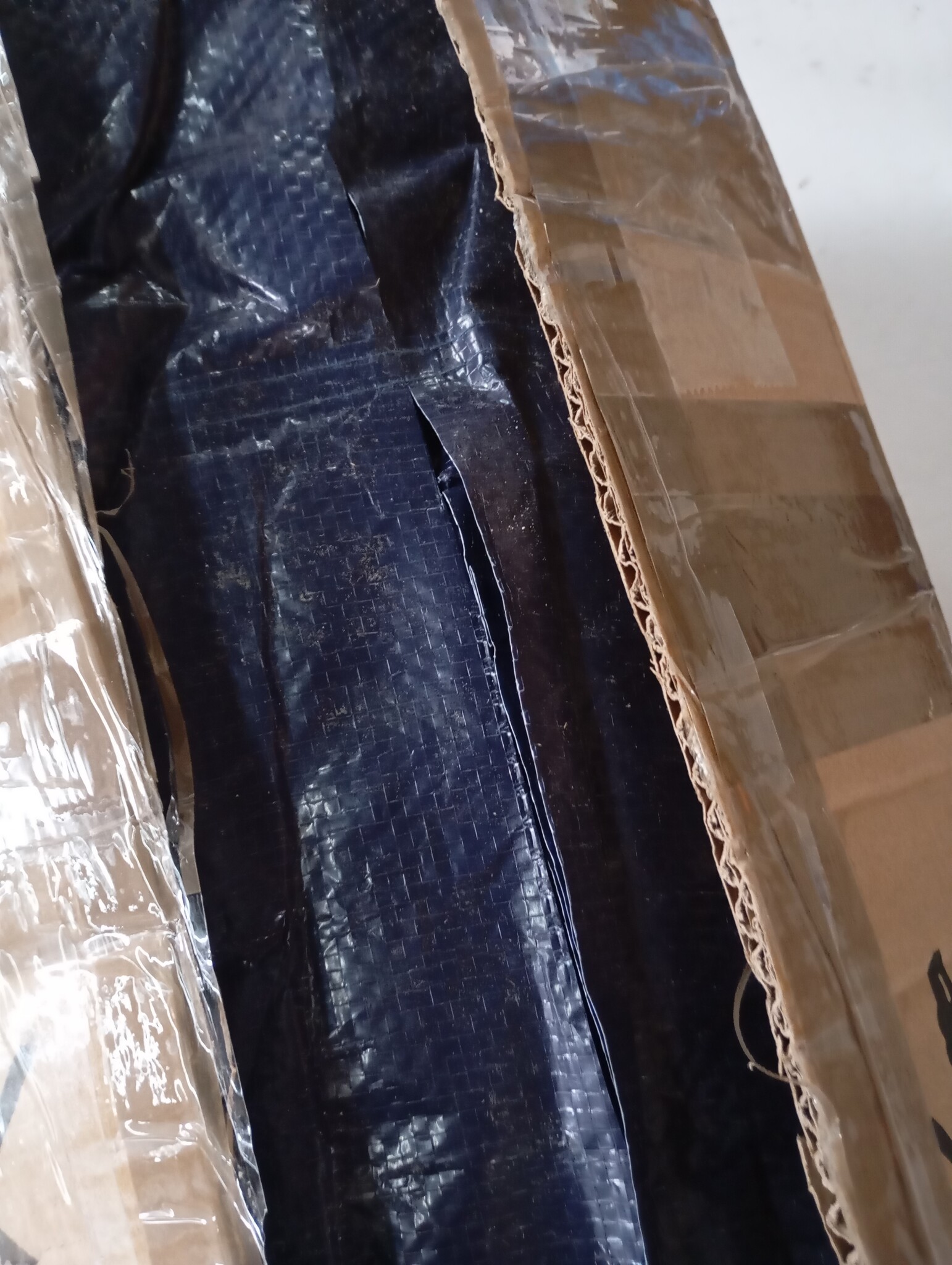 Partytent 4x4m Blauw - VIDA XL - 55% Korting! (Beschadigd)