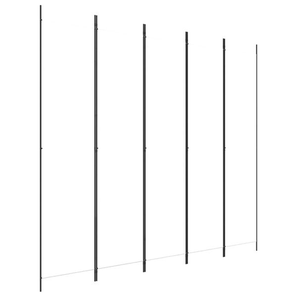 Kamerscherm 5 Panelen Wit 250x220cm - 35% Korting!