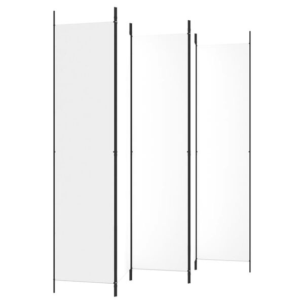 Kamerscherm 5 Panelen Wit 250x220cm - 35% Korting!