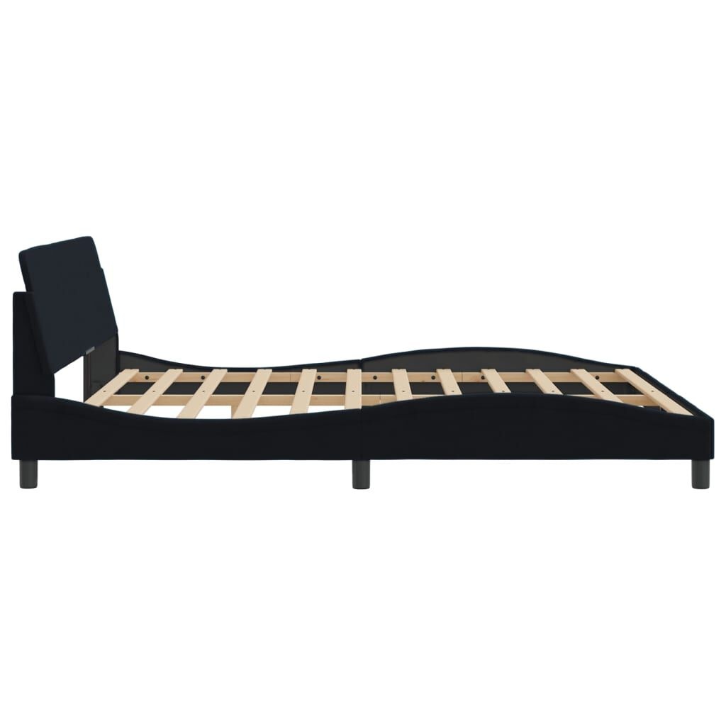 Bedframe Zwart Fluweel 180x200 cm - 60% Korting!