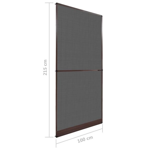 vidaXL Hordeur 100x215cm Bruin - 35% Korting!