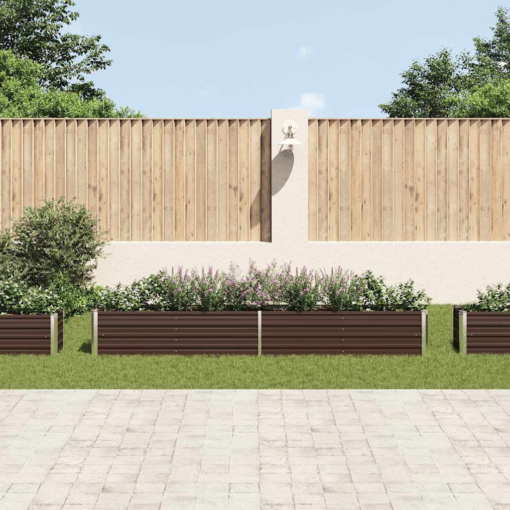 VidaXL Verhoogde Plantenbak 320cm Bruin - 50% Korting!