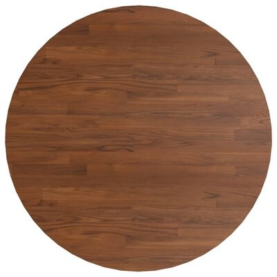 Rond Eiken Tafelblad Ø90cm Donkerbruin - 55% Korting!