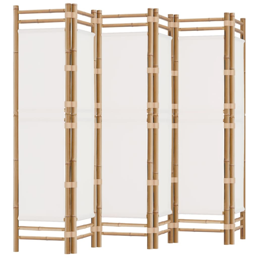 Kamerscherm Bamboe & Canvas 240cm - 35% Korting!