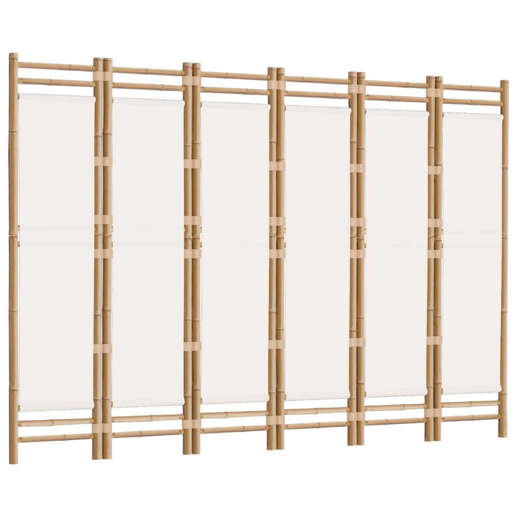 Kamerscherm Bamboe & Canvas 240cm - 35% Korting!