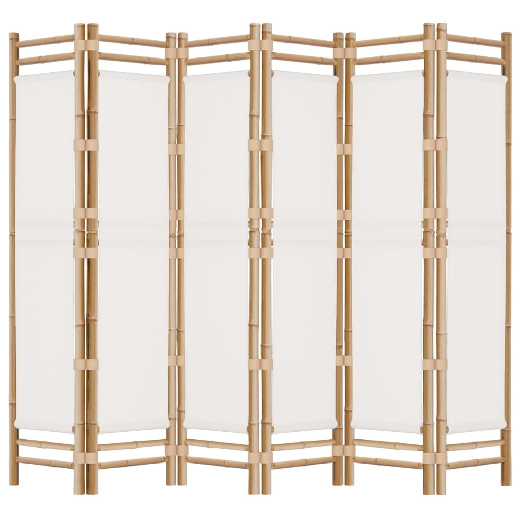 Kamerscherm Bamboe & Canvas 240cm - 35% Korting!