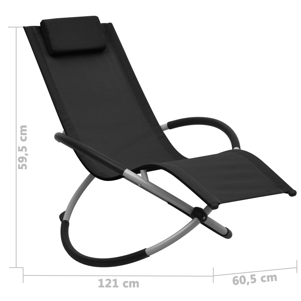 vidaXL Kinderligbed Zwart - 35% Korting! (Retour)