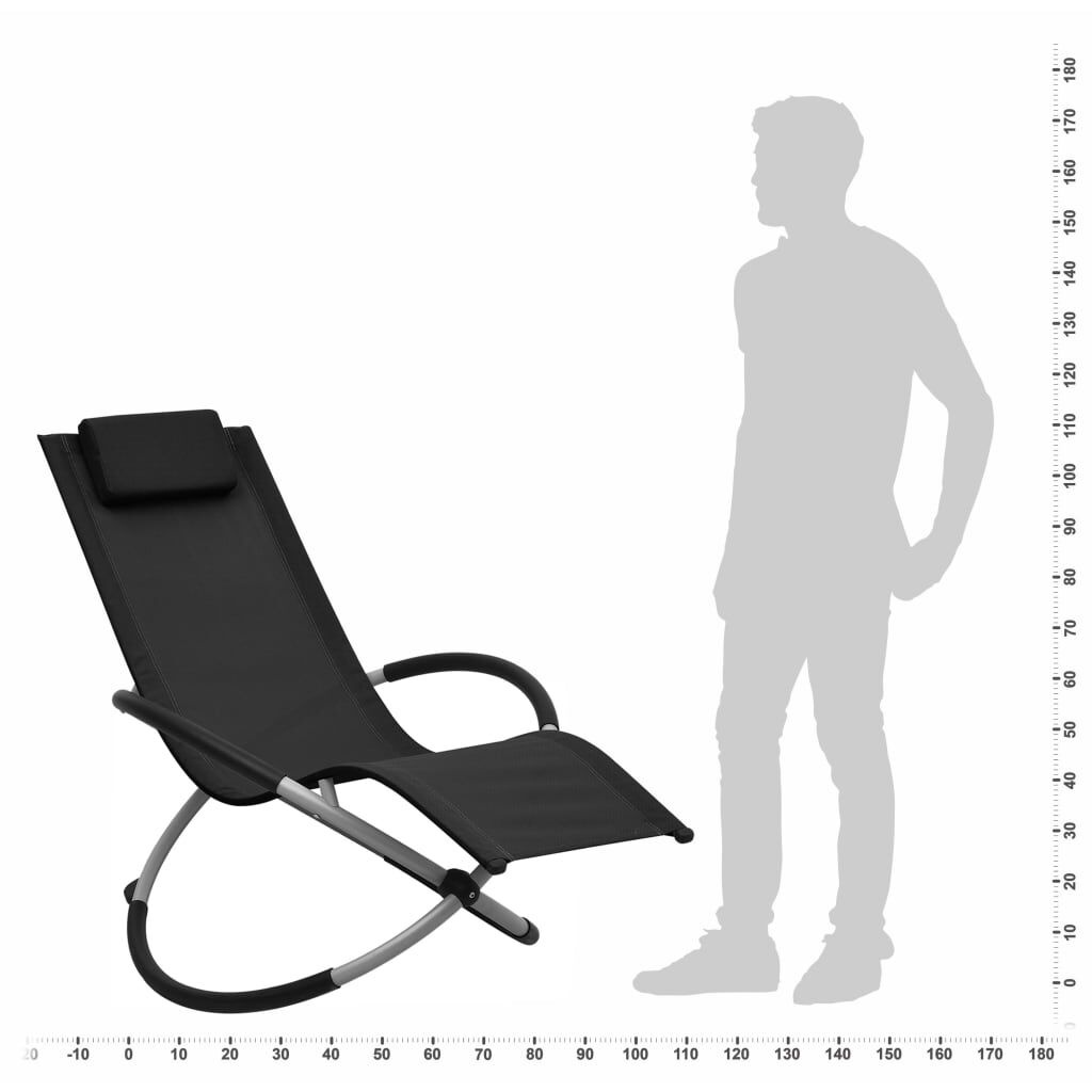 vidaXL Kinderligbed Zwart - 35% Korting! (Retour)
