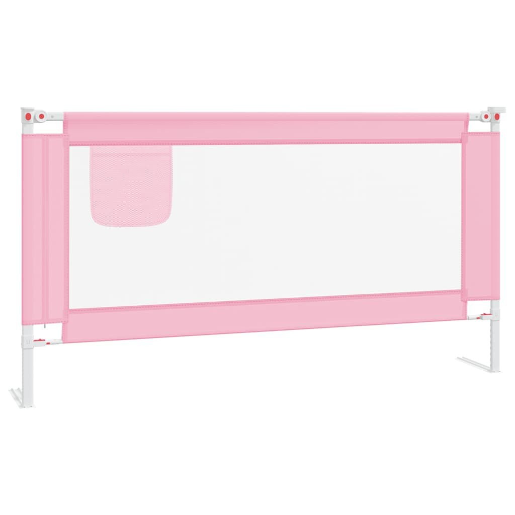 vidaXL Bedhekje Peutertopper Roze 160cm - 55% Korting!