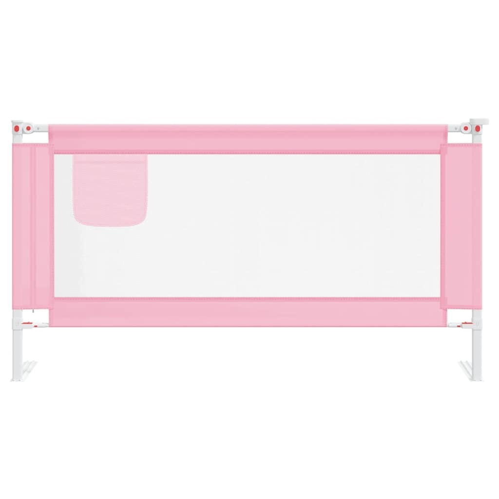 vidaXL Bedhekje Peutertopper Roze 160cm - 55% Korting!