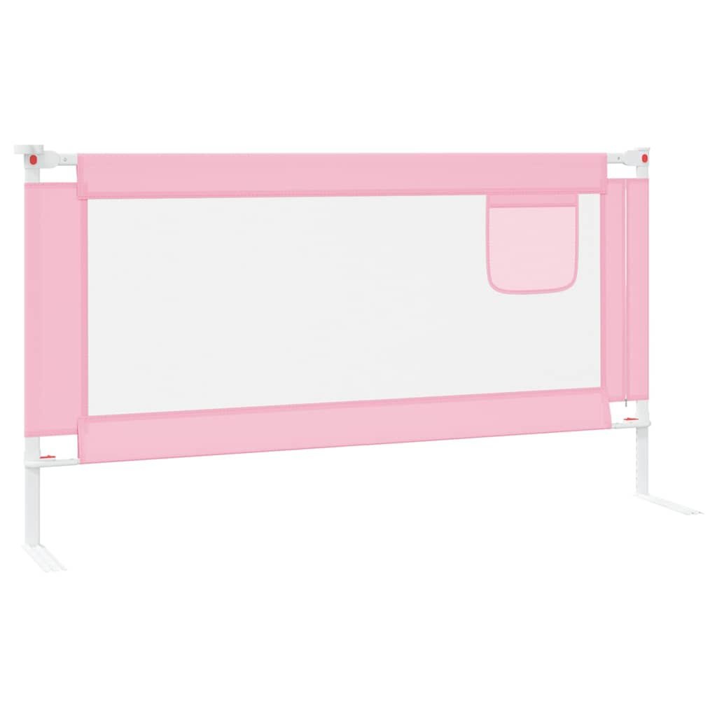 vidaXL Bedhekje Peutertopper Roze 160cm - 55% Korting!