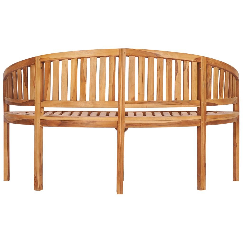 Bananenbank Teakhout 151cm - Nu 35% Korting!