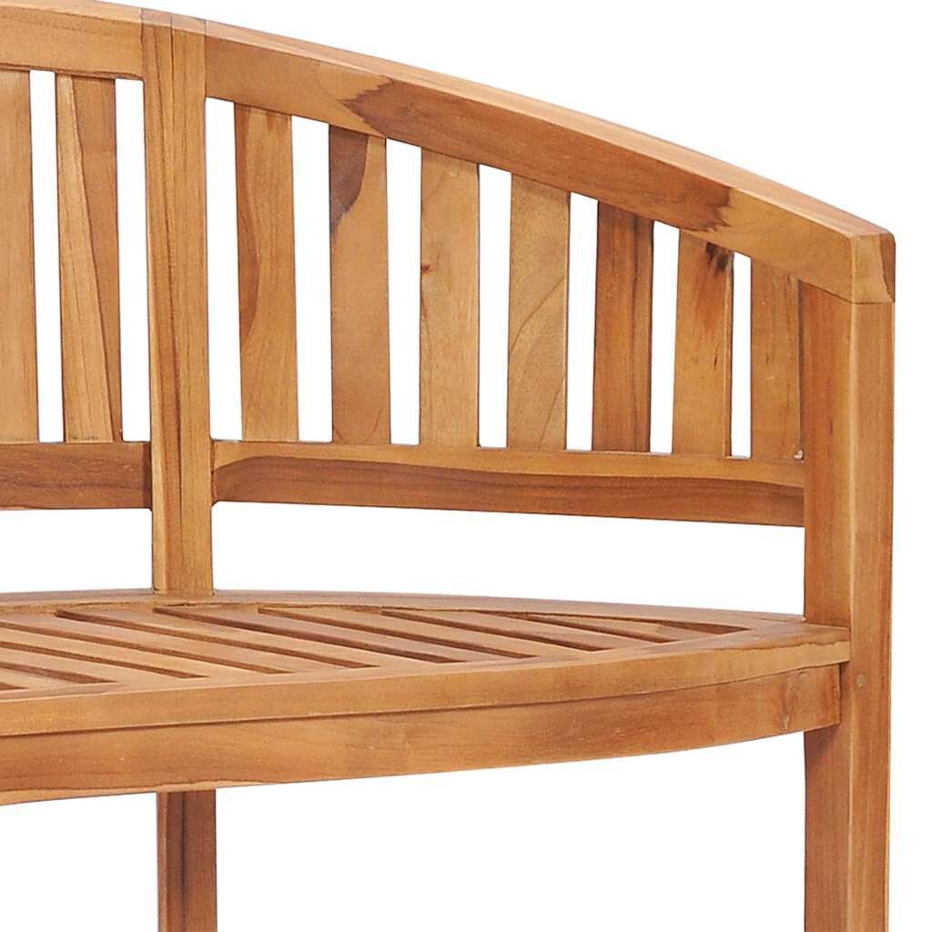 Bananenbank Teakhout 151cm - Nu 35% Korting!