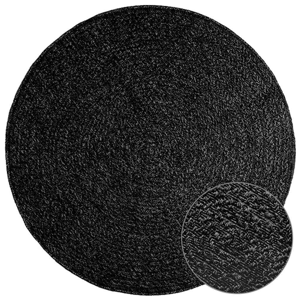 vidaXL Vloerkleed Antraciet Ø120cm - 45% Korting!