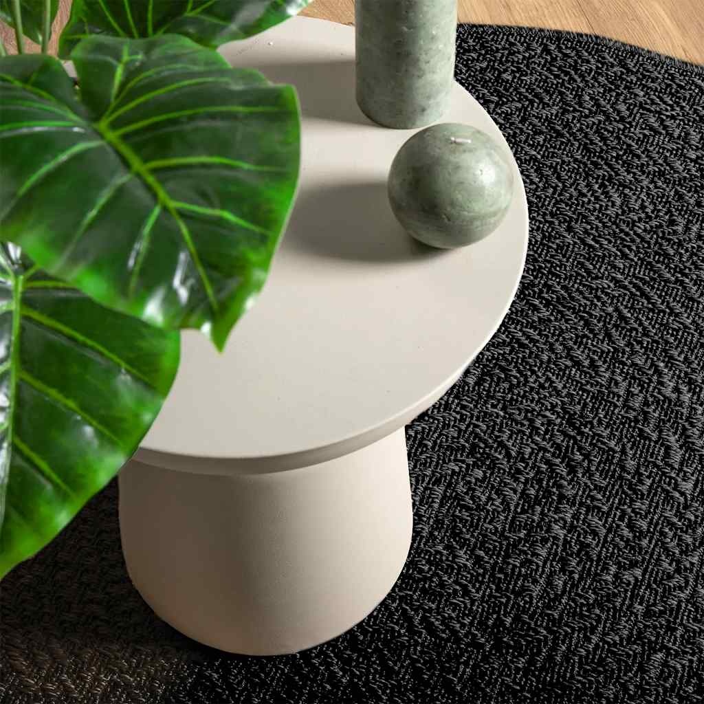 vidaXL Vloerkleed Antraciet Ø120cm - 45% Korting!