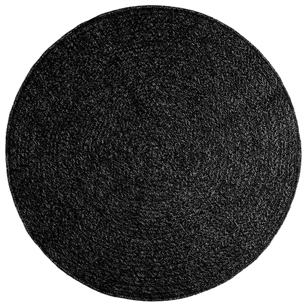 vidaXL Vloerkleed Antraciet Ø120cm - 45% Korting!