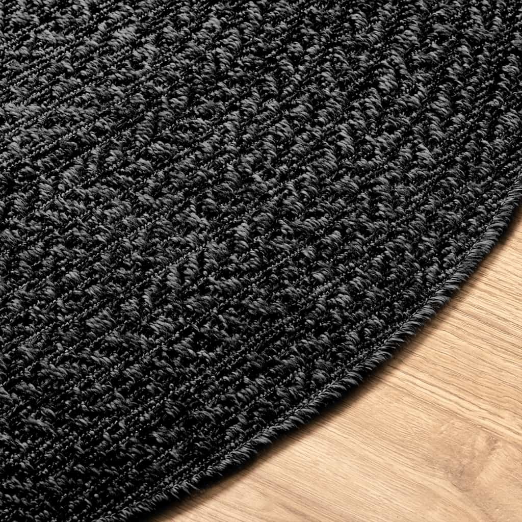 vidaXL Vloerkleed Antraciet Ø120cm - 45% Korting!