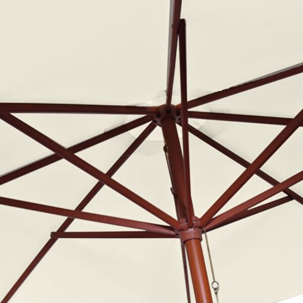 vidaXL Parasol 300cm Zandwit - Retourdeal! 35% Korting