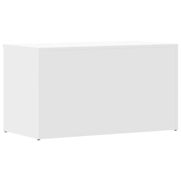 vidaXL Opbergkist Wit Hout - 84cm - 35% Korting!