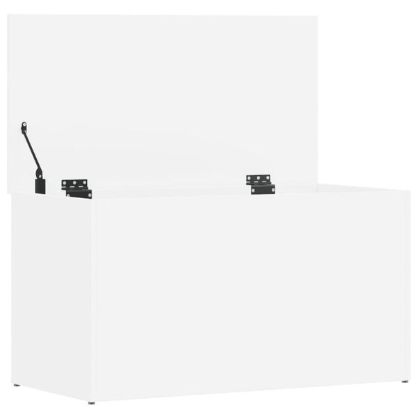 vidaXL Opbergkist Wit Hout - 84cm - 35% Korting!