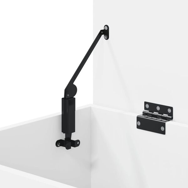 vidaXL Opbergkist Wit Hout - 84cm - 35% Korting!