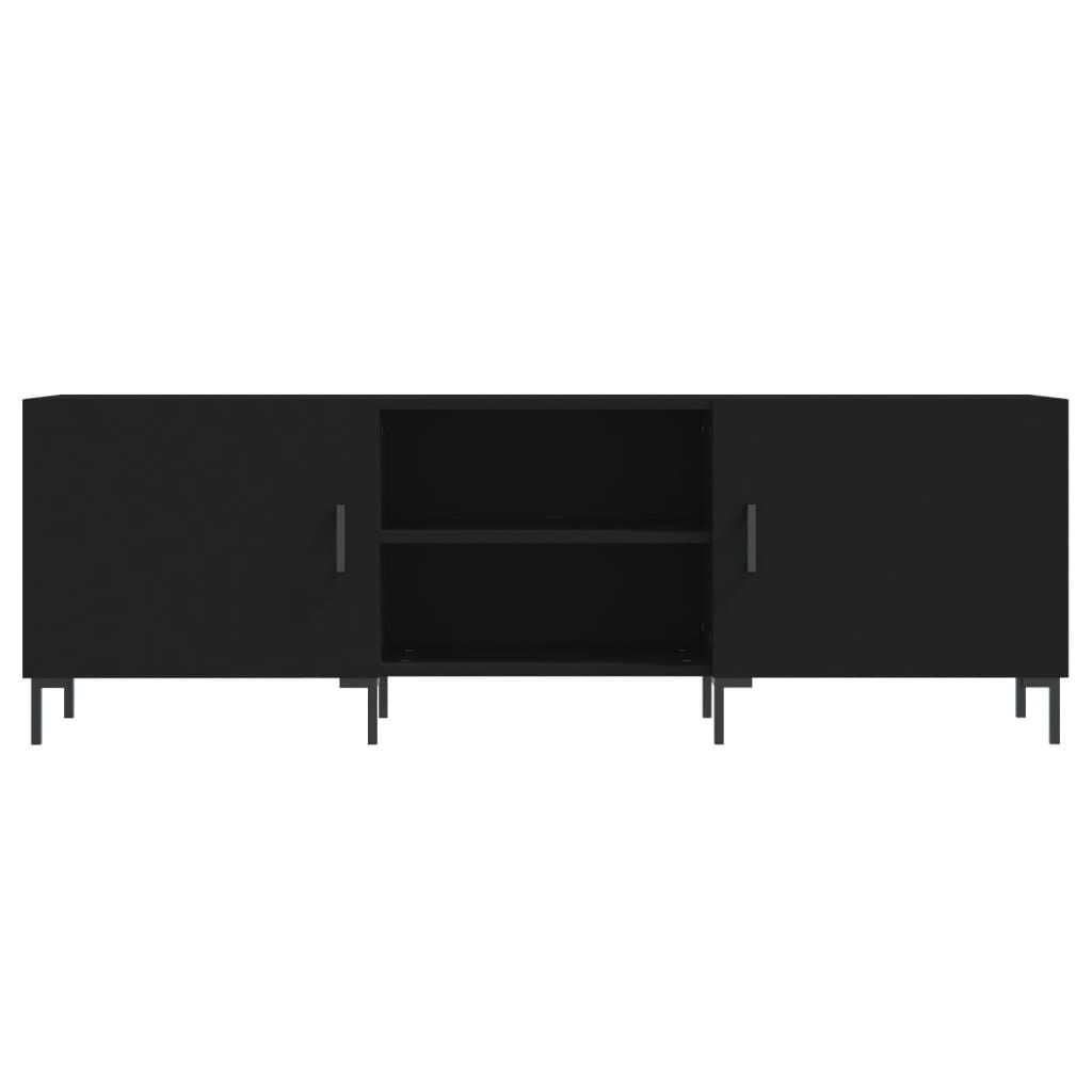 vidaXL TV-meubel Zwart 150cm - 55% Korting! (Lichte schade)