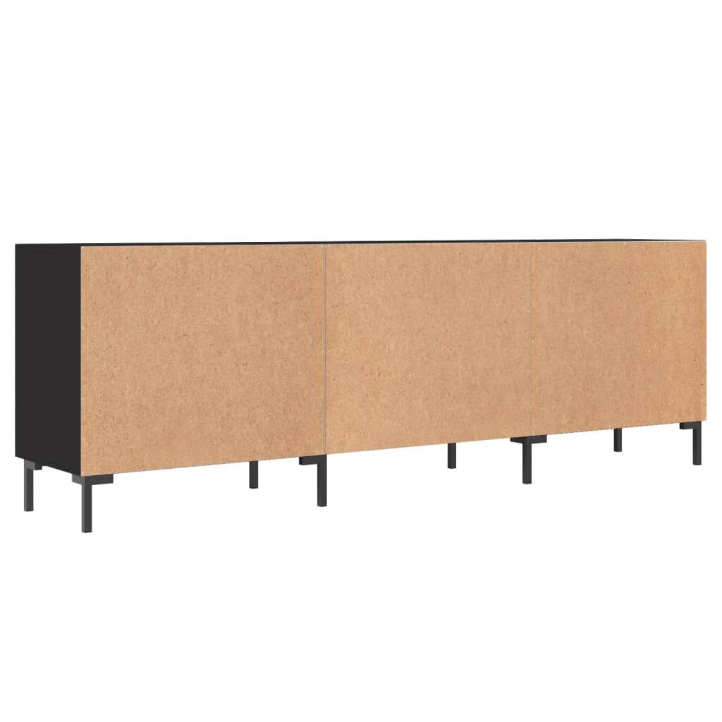 vidaXL TV-meubel Zwart 150cm - 55% Korting! (Lichte schade)