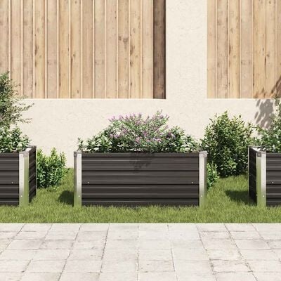 VidaXL Verhoogde Plantenbak Antraciet 100x40x45cm - 53% Korting!