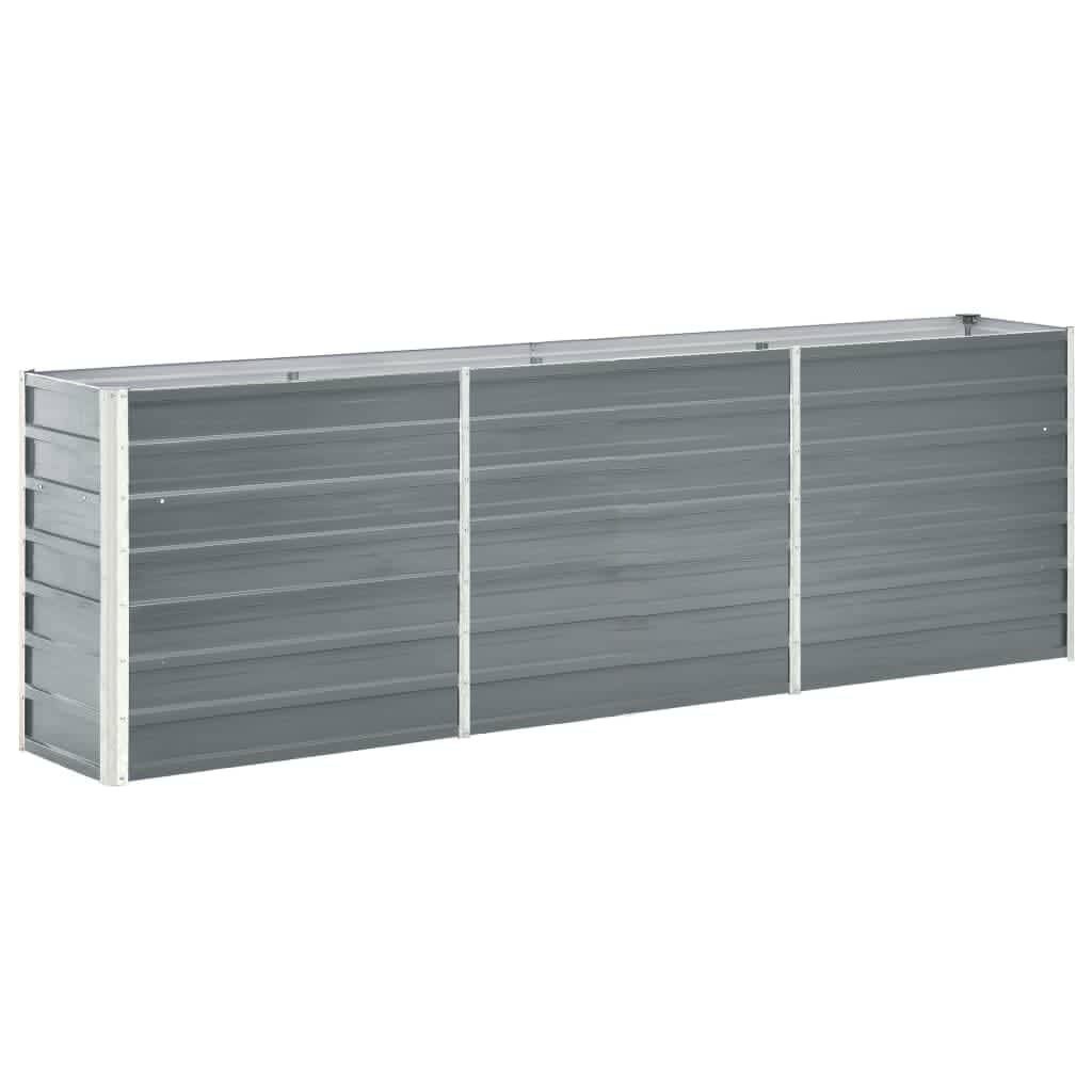 VidaXL Verhoogde Plantenbak 240cm Grijs -53%! Kras Achterkant