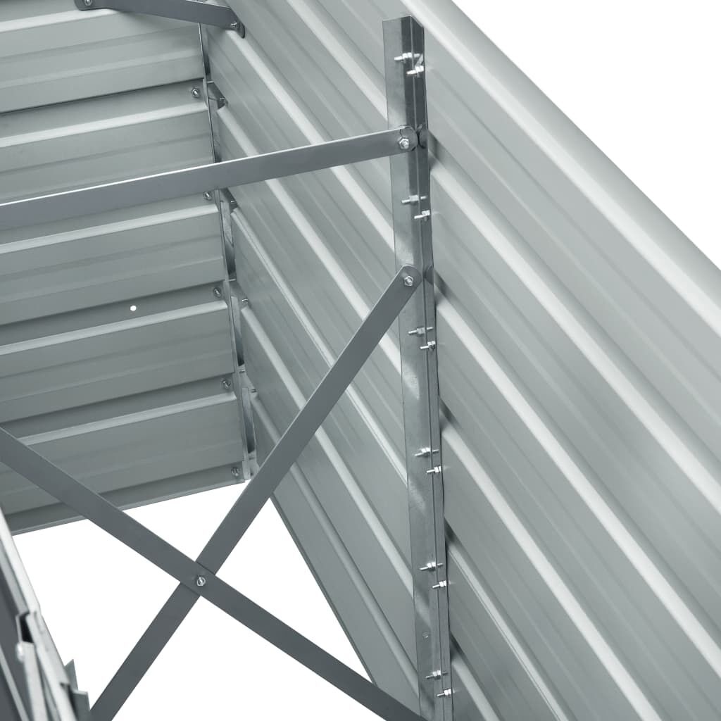 VidaXL Verhoogde Plantenbak 240cm Grijs -53%! Kras Achterkant