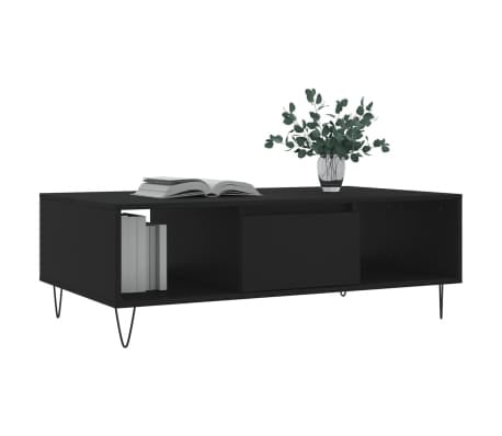 vidaXL Salontafel Zwart 104x60cm - 35% Korting! (Gebruikt)