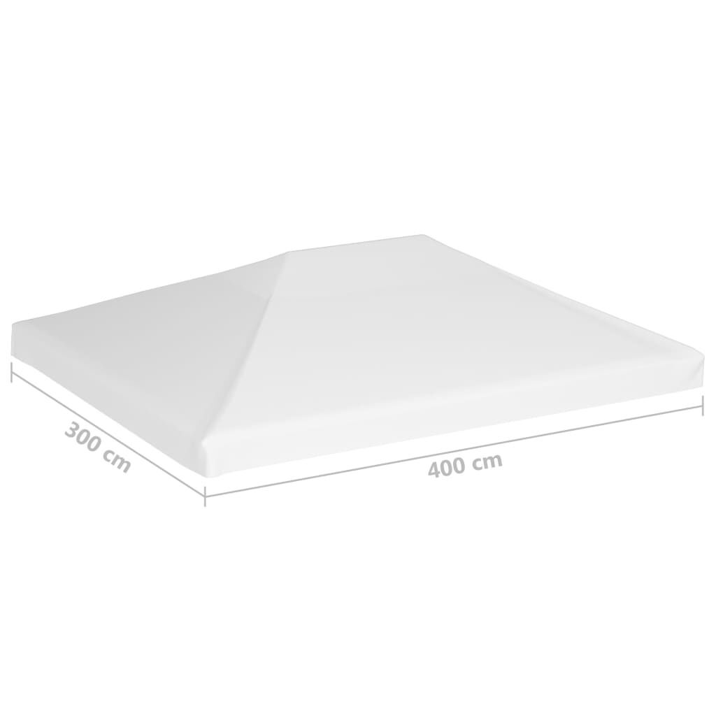 vidaXL Prieeldak 4x3m Wit - 35% Korting! (Retour)