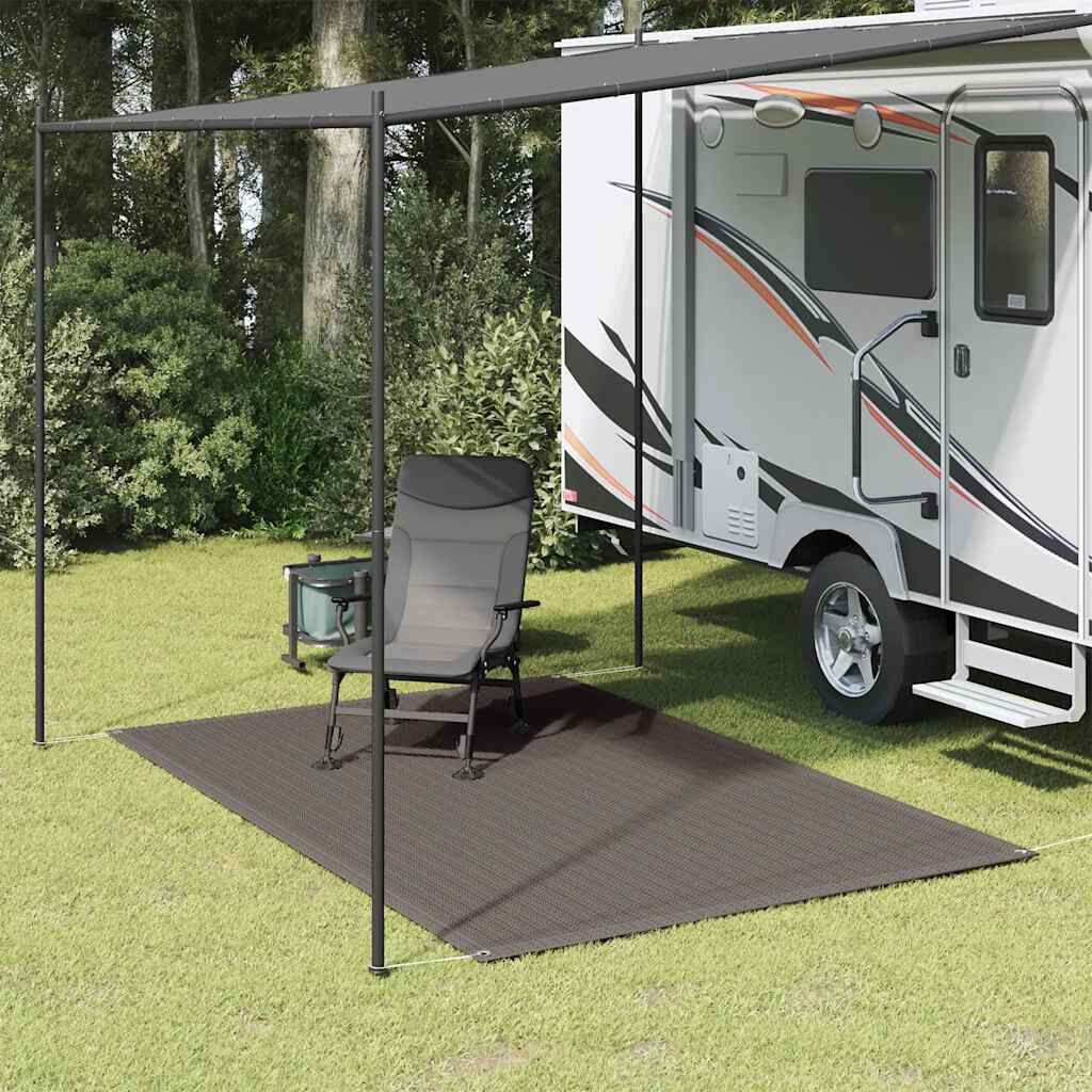 Tenttapijt 250x300cm Antraciet - 50% Korting! (Scheur)