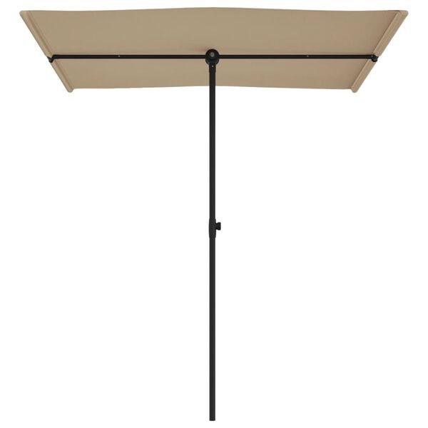 vidaXL Parasol Taupe 180x110cm - 35% Korting!