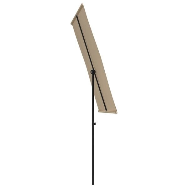vidaXL Parasol Taupe 180x110cm - 35% Korting!