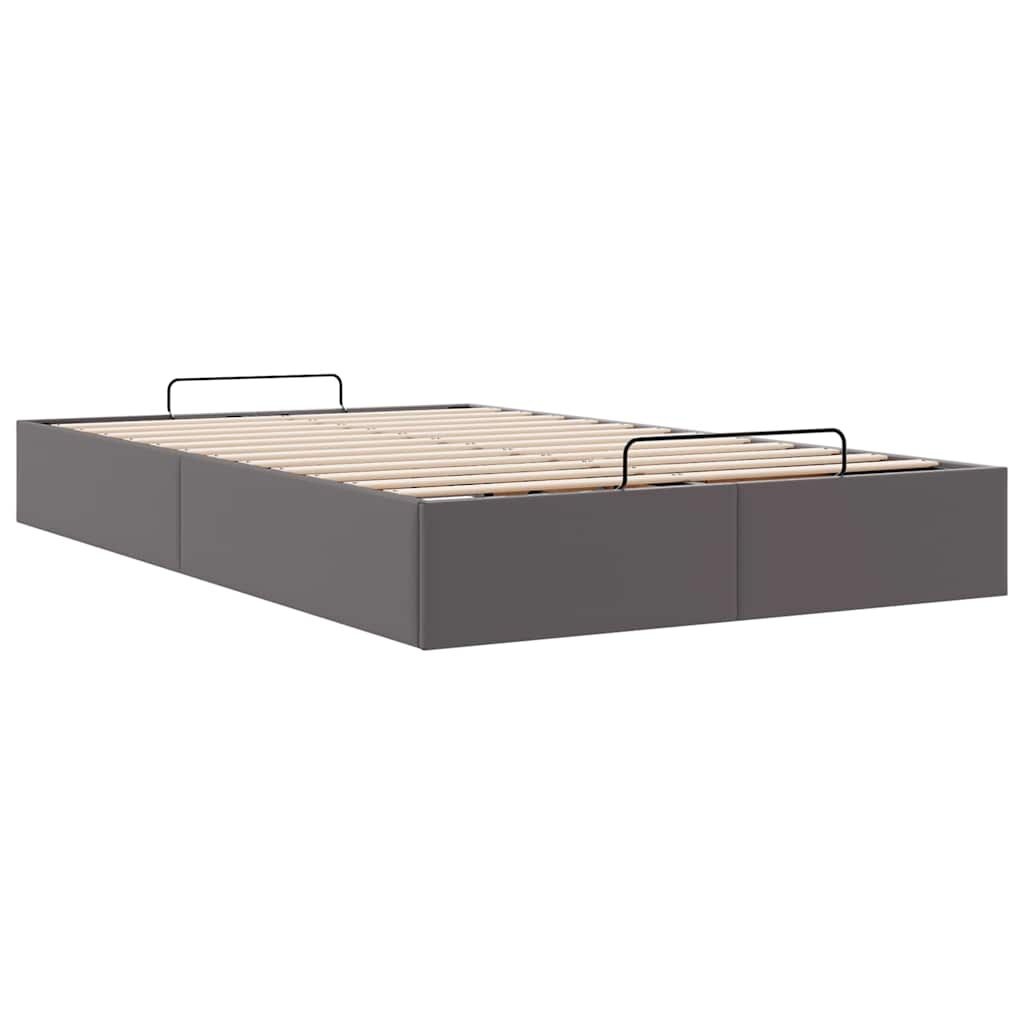 vidaXL Bedframe 120x200 Grijs Kunstleer -60% Korting!