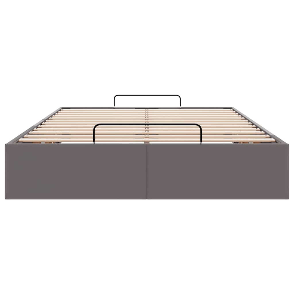vidaXL Bedframe 120x200 Grijs Kunstleer -60% Korting!