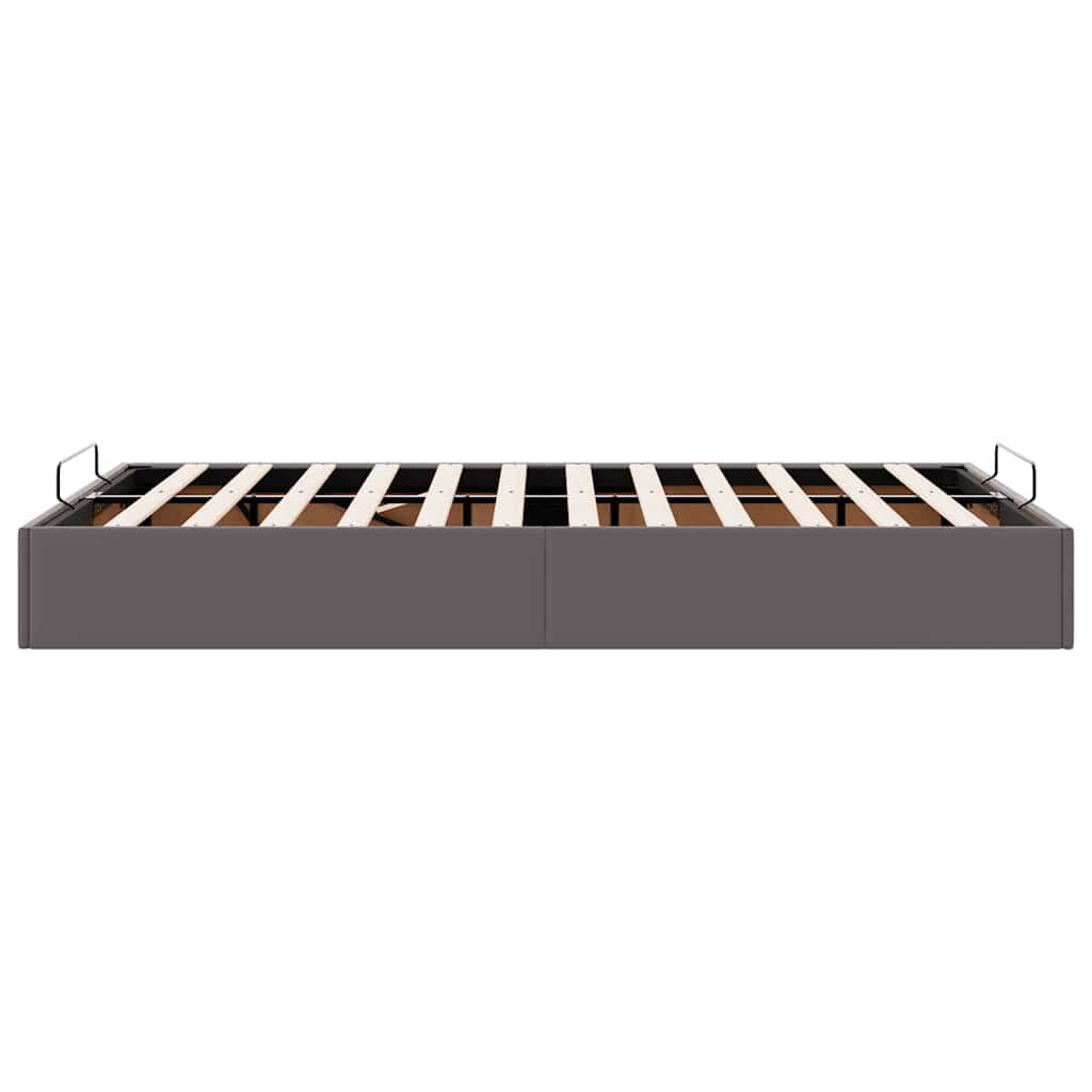 vidaXL Bedframe 120x200 Grijs Kunstleer -60% Korting!