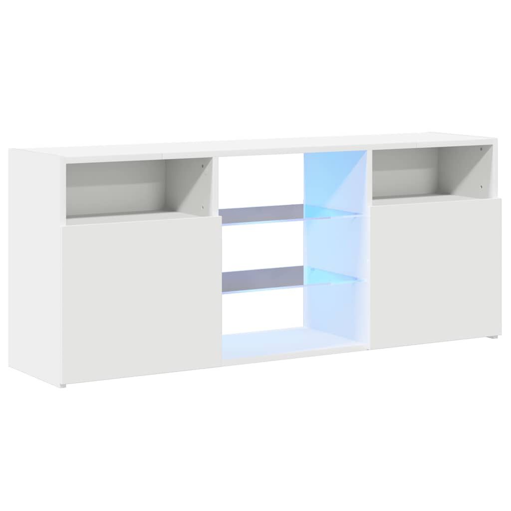 TV Meubel LED Wit 120cm - 35% Korting! (Lichte Schade)
