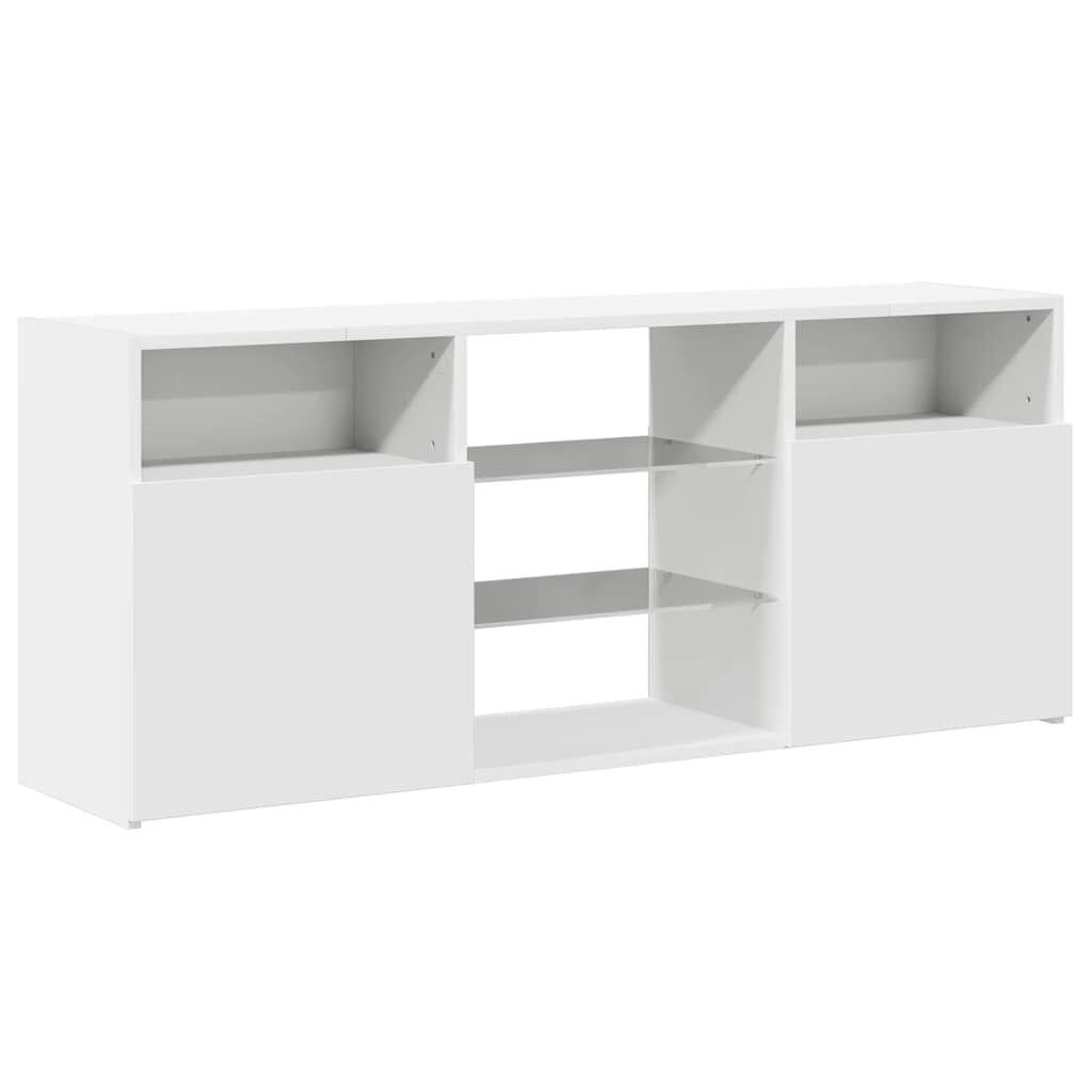 TV Meubel LED Wit 120cm - 35% Korting! (Lichte Schade)