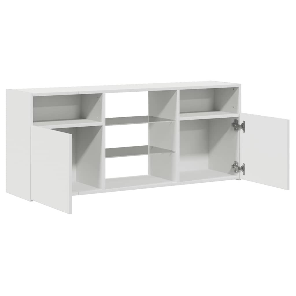 TV Meubel LED Wit 120cm - 35% Korting! (Lichte Schade)