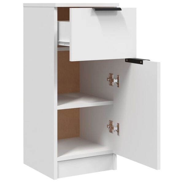 vidaXL Dressoir Wit 30x30x70cm - 35% Korting!