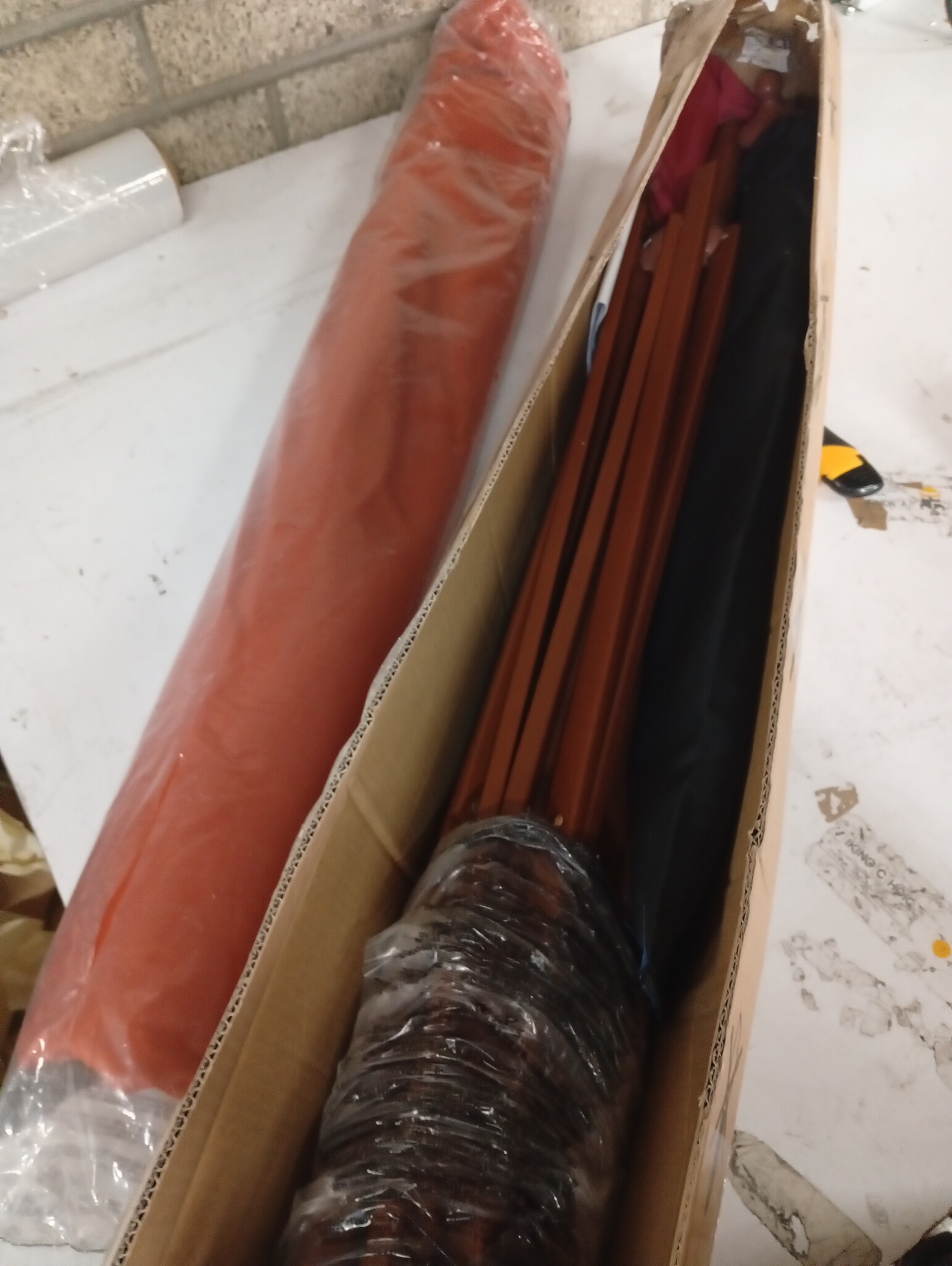 Terracotta Parasol 299x240cm - Hoge Korting! (45%)
