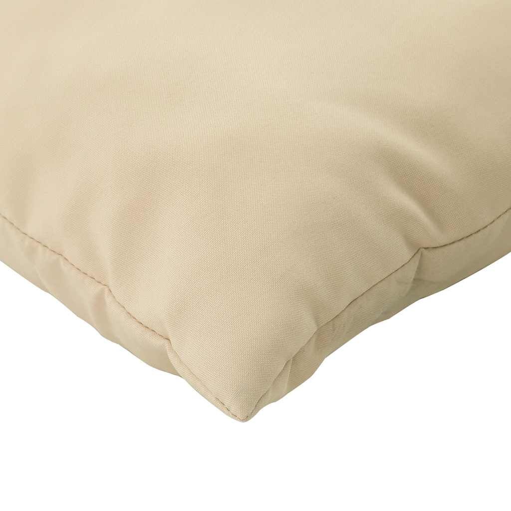 VidaXL Palletkussens Beige (2 st) - 35% Korting!